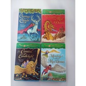 Lot of 4 Hardcover Magic Tree House Christmas Camelot 33 37 38 Merlin Mission